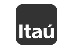Logo Itaú, cliente Folhetim